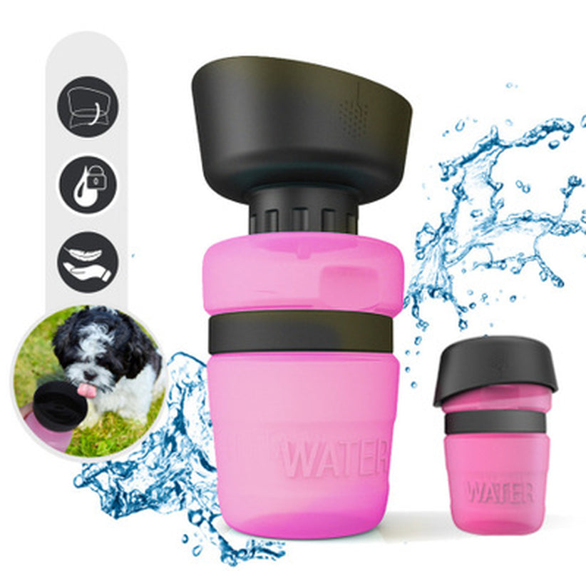 17oz Flip Travel Dog Water Bottle