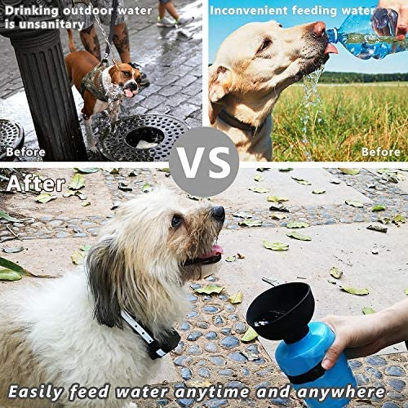 17oz Flip Travel Dog Water Bottle