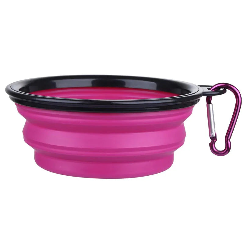 Collapsible Silicone Dog Bowl