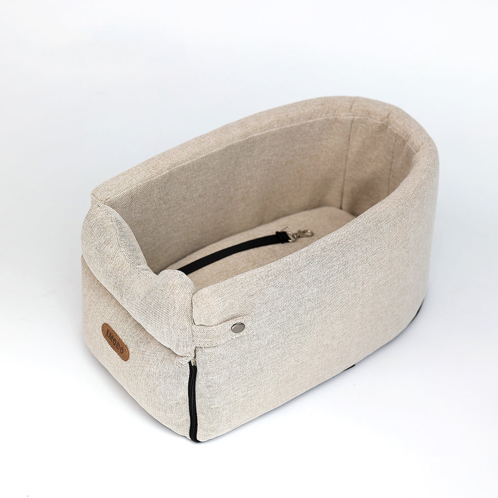 Portable Dog Car Seat Bed and Carrier for Small Dogs and Cats - Safety Travel Bag Accessories