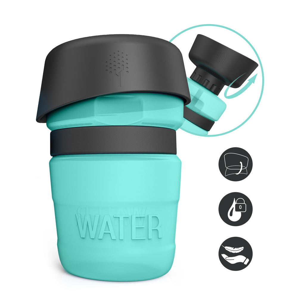 17oz Flip Travel Dog Water Bottle
