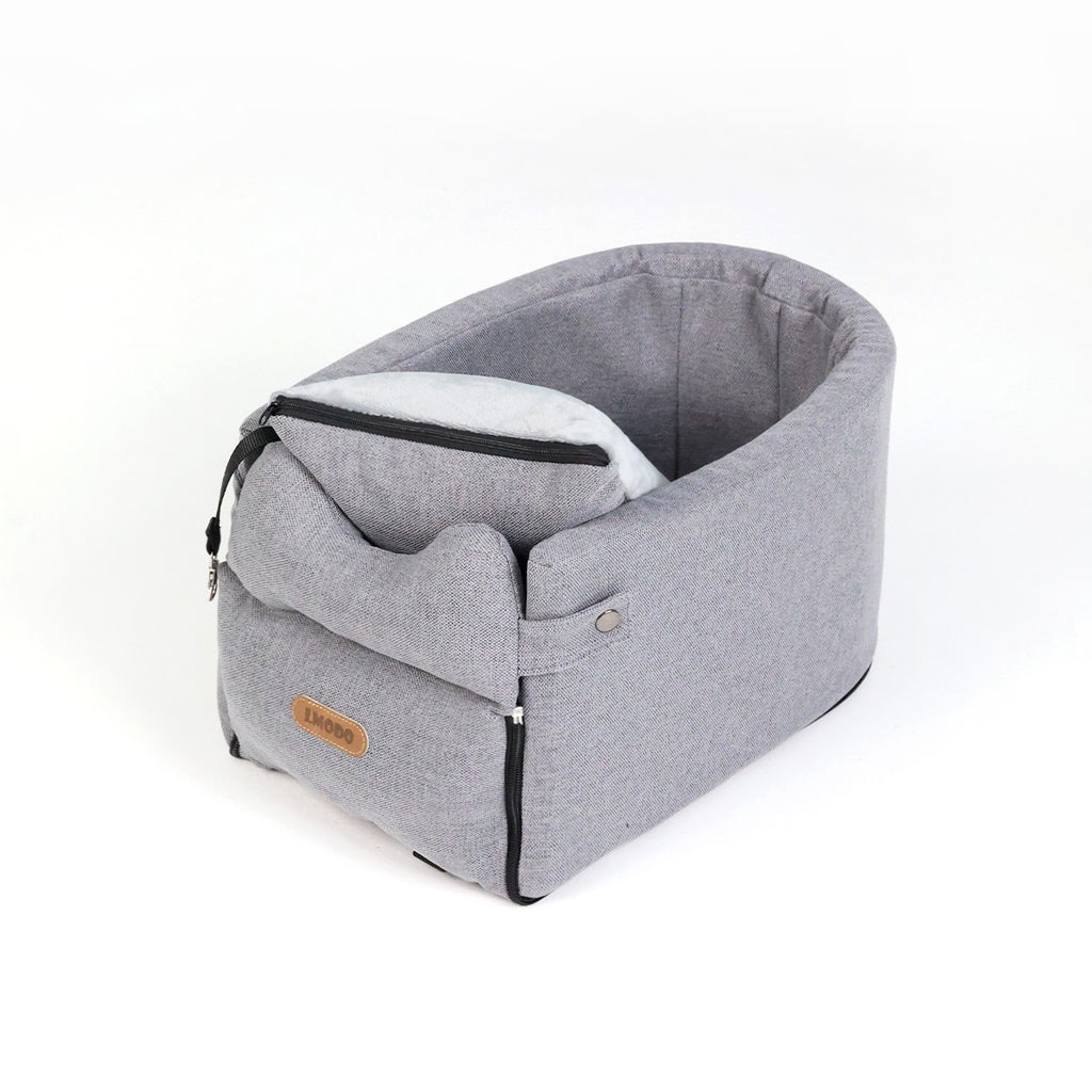 Portable Dog Car Seat Bed and Carrier for Small Dogs and Cats - Safety Travel Bag Accessories