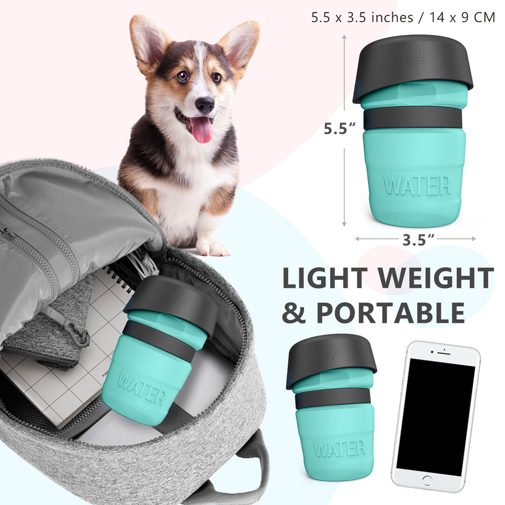 17oz Flip Travel Dog Water Bottle